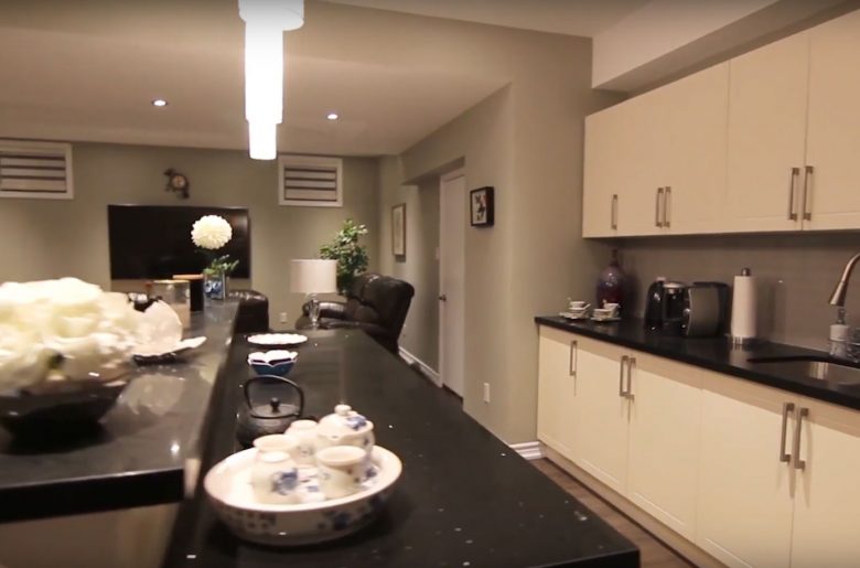 Kitchen renovation in luxury basement basement renovation by harmony basements king city